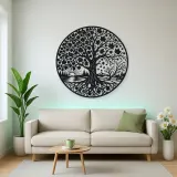 Maple Tree Seasons Metal Wall Art | Botanical Metal Wall Decor