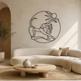 Wild Thing Arc Metal Wall Art | Yoga and Meditation Wall Decor - lifestyle view 3