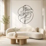 Ballet Pirouette Metal Wall Art | Dance Silhouette Wall Decor - lifestyle view 3
