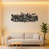 Endless Wanderlust Path Metal Wall Art | Modern Abstract Metal Decor