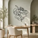 Jazz Dance Pose Metal Wall Art | Dance Silhouette Wall Decor - lifestyle view 4