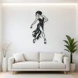 Tango Solo Figure Metal Wall Art | Movement Silhouette Decor