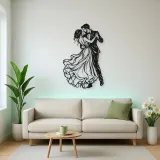 Wedding First Dance Metal Wall Art | Romantic Couple Decor