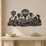 Cappadocia Balloons Metal Wall Art | Travel and City Wall Decor - lifestyle view 3
