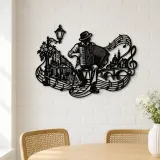 Accordion Street Music Metal Wall Art | Music Room Wall Decor - lifestyle view 4
