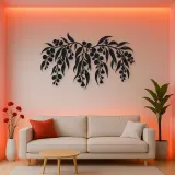 Eucalyptus Cascade Metal Wall Art | Botanical Metal Wall Decor