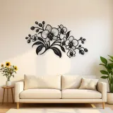 Orchid Elegance Metal Wall Art | Botanical Metal Wall Decor