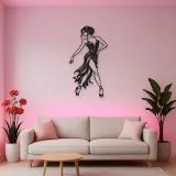 Tango Solo Figure Metal Wall Art | Movement Silhouette Decor