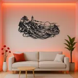 Rocky Coastal Cliffs Metal Wall Art | Coastal and Nautical Wall Decor