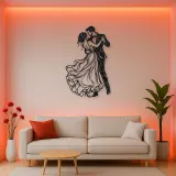 Wedding First Dance Metal Wall Art | Romantic Couple Decor