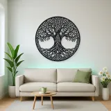 Celtic Roots Tree Metal Wall Art | Botanical Metal Wall Decor