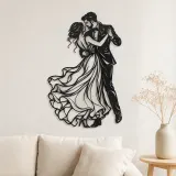 Arte mural de metal Wedding First Dance | Decoración de pareja romántica