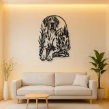 Great Dane Minimal Metal Wall Art | Pet Lover Silhouette Decor