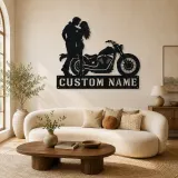 Décoration murale en métal personnalisée Romance Chopper avec Cœur