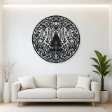 Crystal Garden Metal Wall Art | Botanical Metal Wall Decor