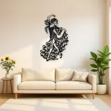 Flamenco Flow Metal Wall Art | Movement Silhouette Decor