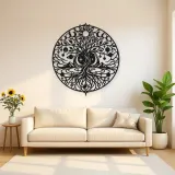 Constellation Tree Metal Wall Art | Botanical Metal Wall Decor