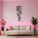 Abstract Body Curves Metal Wall Art | Modern Abstract Metal Decor
