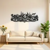 Endless Wanderlust Path Metal Wall Art | Modern Abstract Metal Decor