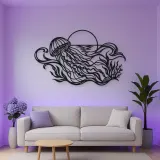 Jellyfish Drift Metal Wall Art | Coastal and Nautical Wall Decor