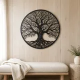Winter Bare Tree Metal Wall Art | Botanical Metal Wall Decor - lifestyle view 5