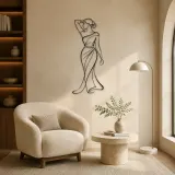 Modern Venus Fashion Metal Wall Art | Classical Figure Wall Decor - lifestyle view 5