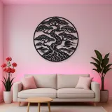 Bonsai Balance Metal Wall Art | Botanical Metal Wall Decor