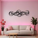 Endless Motion Panorama Metal Wall Art | Modern Abstract Metal Decor