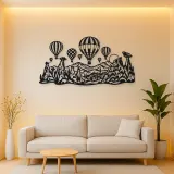 Cappadocia Balloons Metal Wall Art | Travel and City Wall Decor