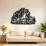 Cowboy and Horse Metal Wall Art | Equestrian Wall Decor