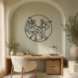 Rock and Roll Dance Metal Wall Art | Couple Dance Wall Decor - lifestyle view 4