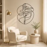 Ballet Pirouette Metal Wall Art | Dance Silhouette Wall Decor - lifestyle view 5