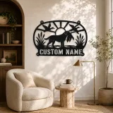 Personalized Duck Hunting Dog Metal Wall Art - lifestyle view 5
