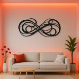 Infinite Flow Loop Metal Wall Art | Modern Abstract Metal Decor