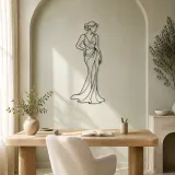 Classic Statue Fashion Metal Wall Art | Classical Figure Wall Decor - lifestyle view 4