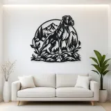 Boxer Strong Profile Metal Wall Art | Pet Lover Silhouette Decor