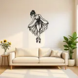 Ballet Reverence Metal Wall Art | Movement Silhouette Decor