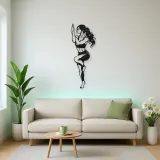 Eagle Pose Balance Metal Wall Art | Movement Silhouette Decor
