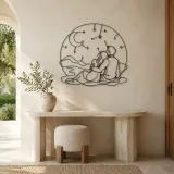 Stargazing Lovers Metal Wall Art | Romantic Couple Decor - lifestyle view 3