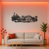 Sydney Harbour Flow Metal Wall Art | Travel and City Wall Decor