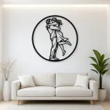 Long Distance Reunion Metal Wall Art | Romantic Couple Decor