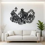 Accordion Street Music Metal Wall Art | Music Room Wall Decor