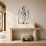 Couture Arch Model Metal Wall Art | Fashion Figure Wall Decor - lifestyle view 3