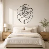 Ballet Pirouette Metal Wall Art | Dance Silhouette Wall Decor - lifestyle view 2