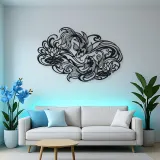 Koi Water Flow Metal Wall Art | Coastal and Nautical Wall Decor
