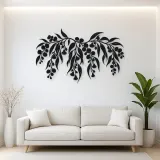 Eucalyptus Cascade Metal Wall Art | Botanical Metal Wall Decor