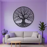 Winter Bare Tree Metal Wall Art | Botanical Metal Wall Decor