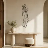 Blazer Fashion Muse Metal Wall Art | Fashion Figure Wall Decor - lifestyle view 3