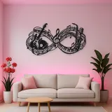 Infinite Melody Loop Metal Wall Art | Music Room Wall Decor