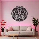 Third Eye Sun Metal Wall Art | Spiritual Boho Metal Decor